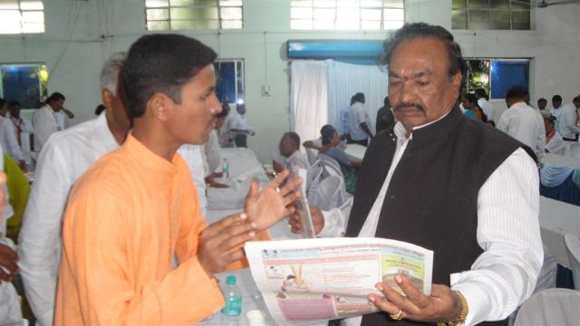 HJS members with Mr. Ishwarappa, BJP Karnataka State President